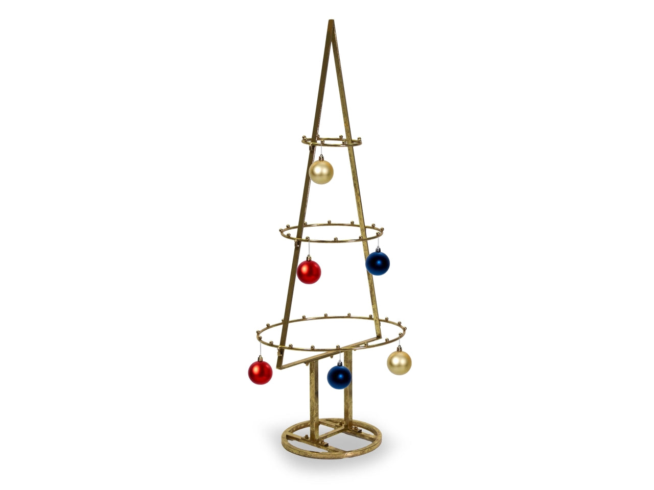 Albero espositore maxi in metallo oro 47xh.131cm