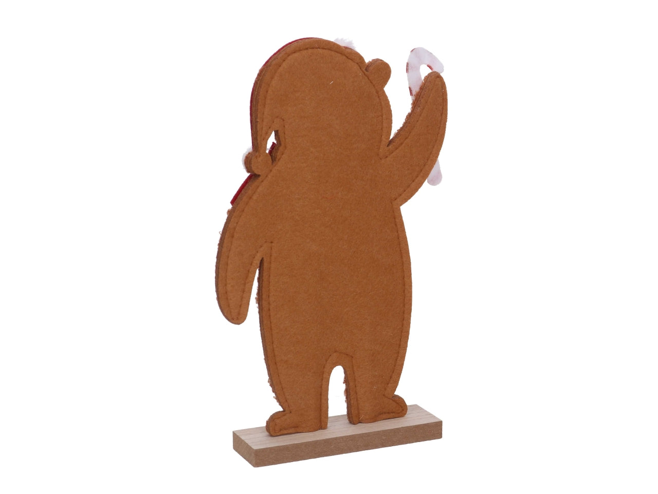 Orso in tessuto marrone 16xh.26cm