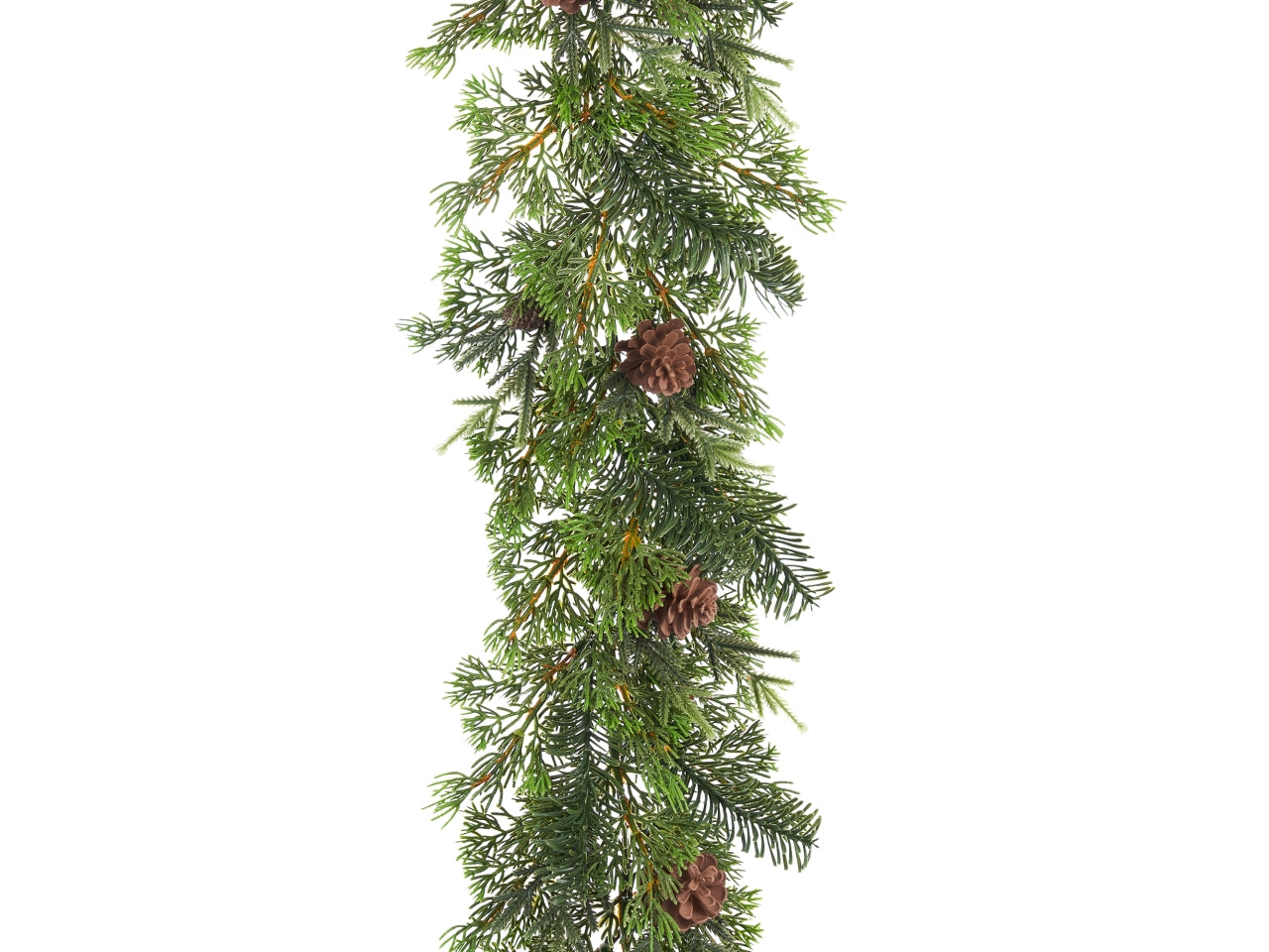 Ghirlanda di pino nobilis verde 170cm