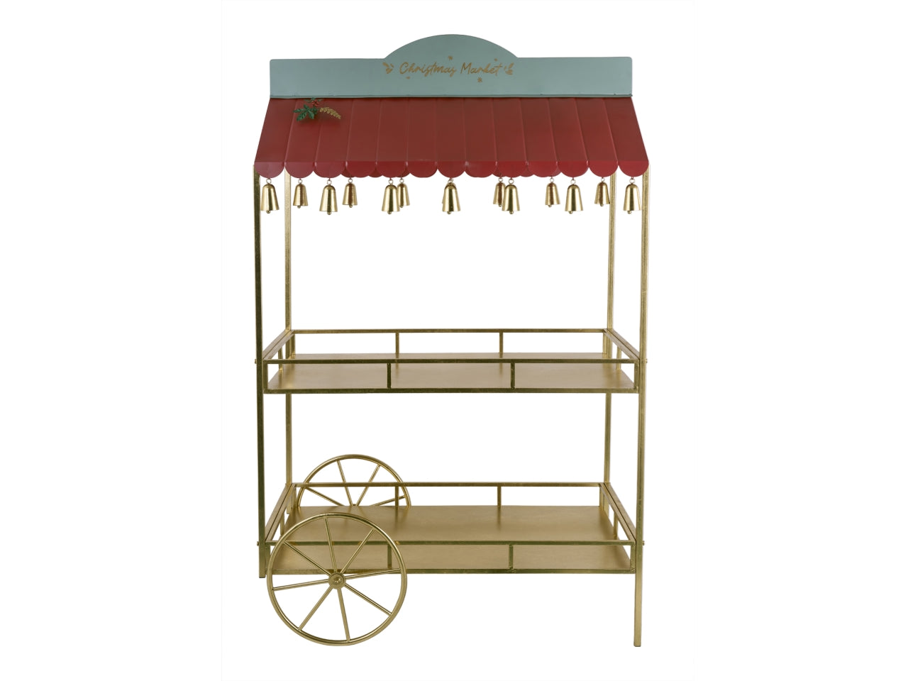 Carrettino espositore in metallo maxi 110x70x177cm