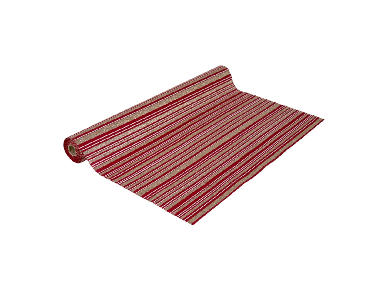 Runner 48x350cm a righe rosso