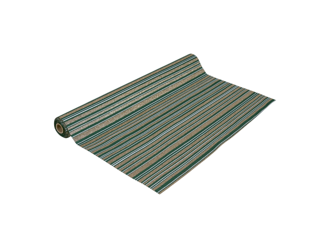 Runner 48x350cm a righe verde