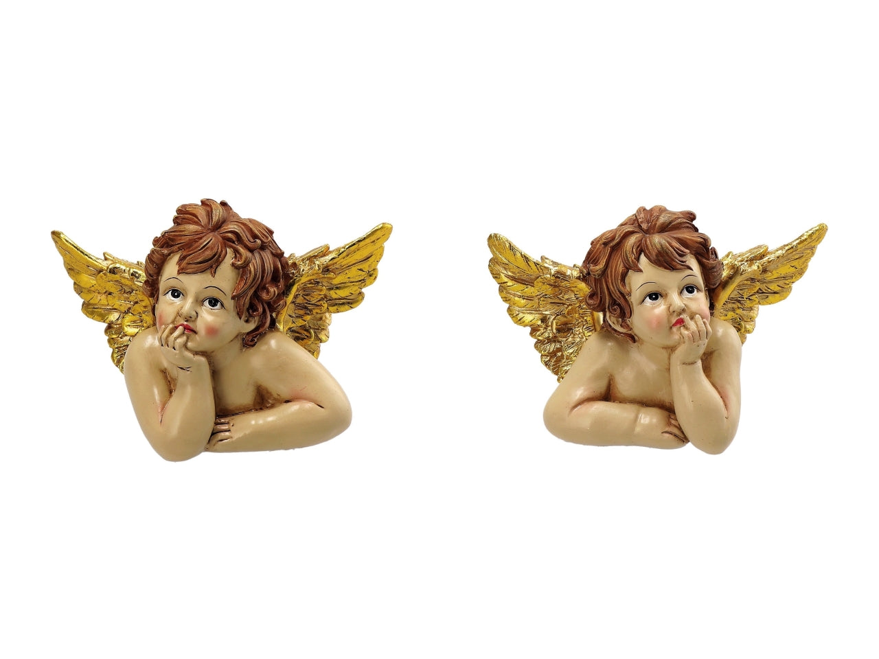 Angelo in resina 17x9xh.12cm, 2 assortimenti