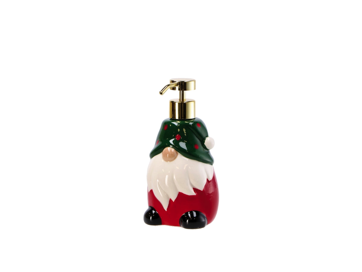 Dispenser per sapone in ceramica 10xh.18cm, 4 modelli assortiti