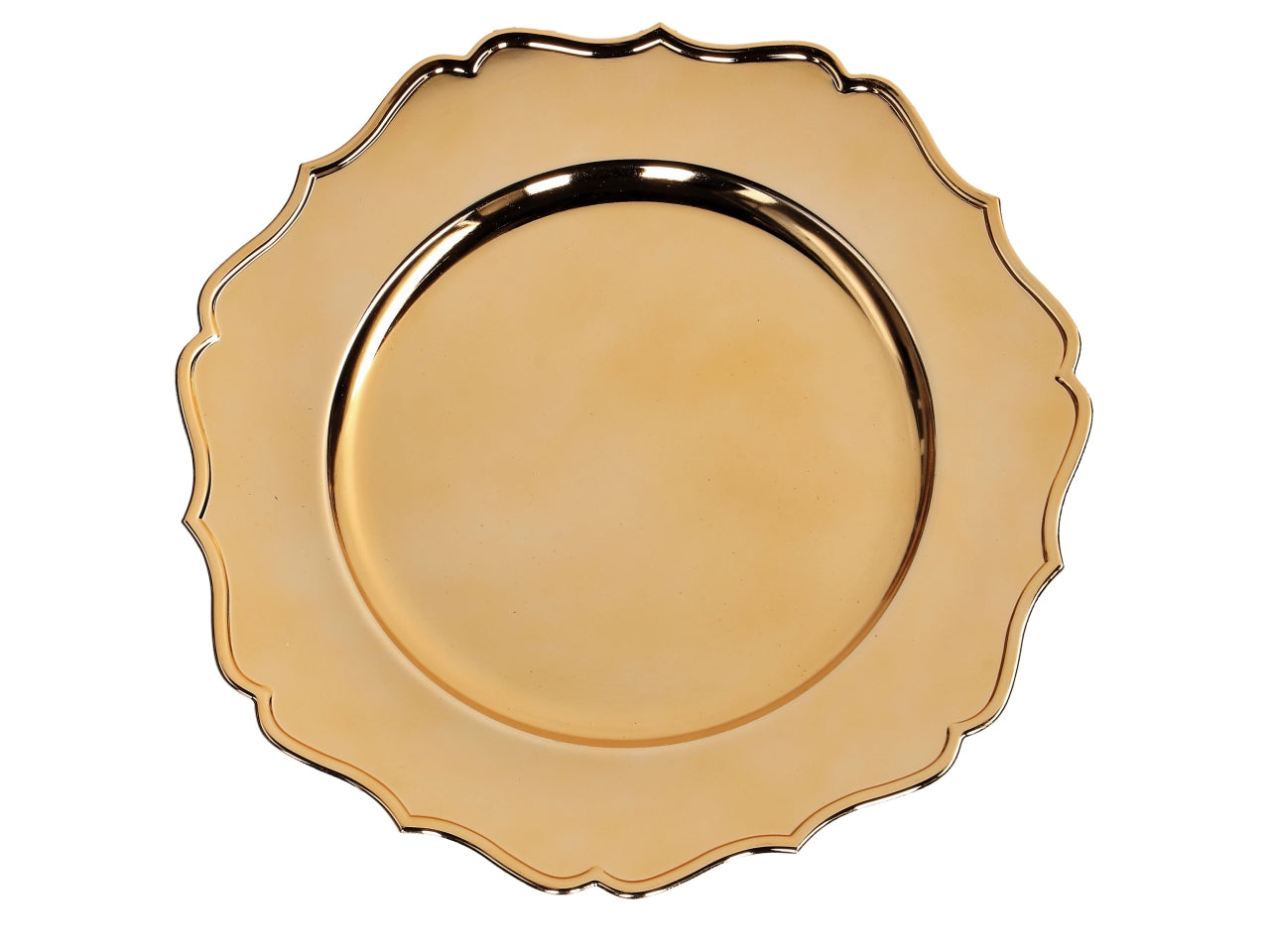 Sottopiatto champagne 33cm, 2 modelli assortiti