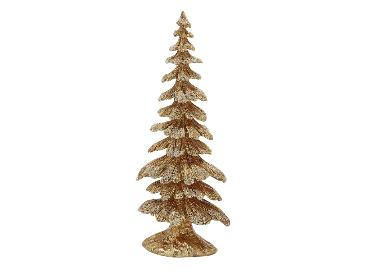 Albero pino in poliresina 51cm oro