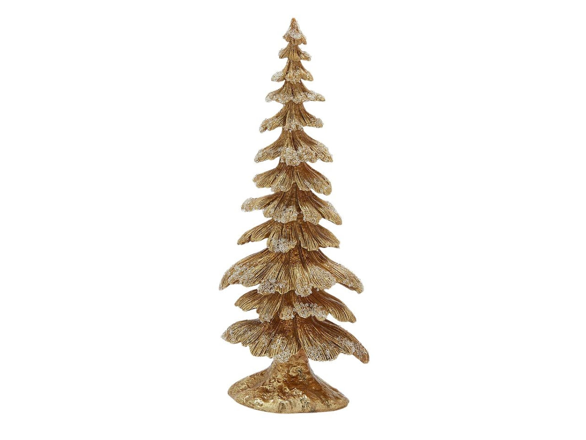Albero pino in poliresina 51cm oro
