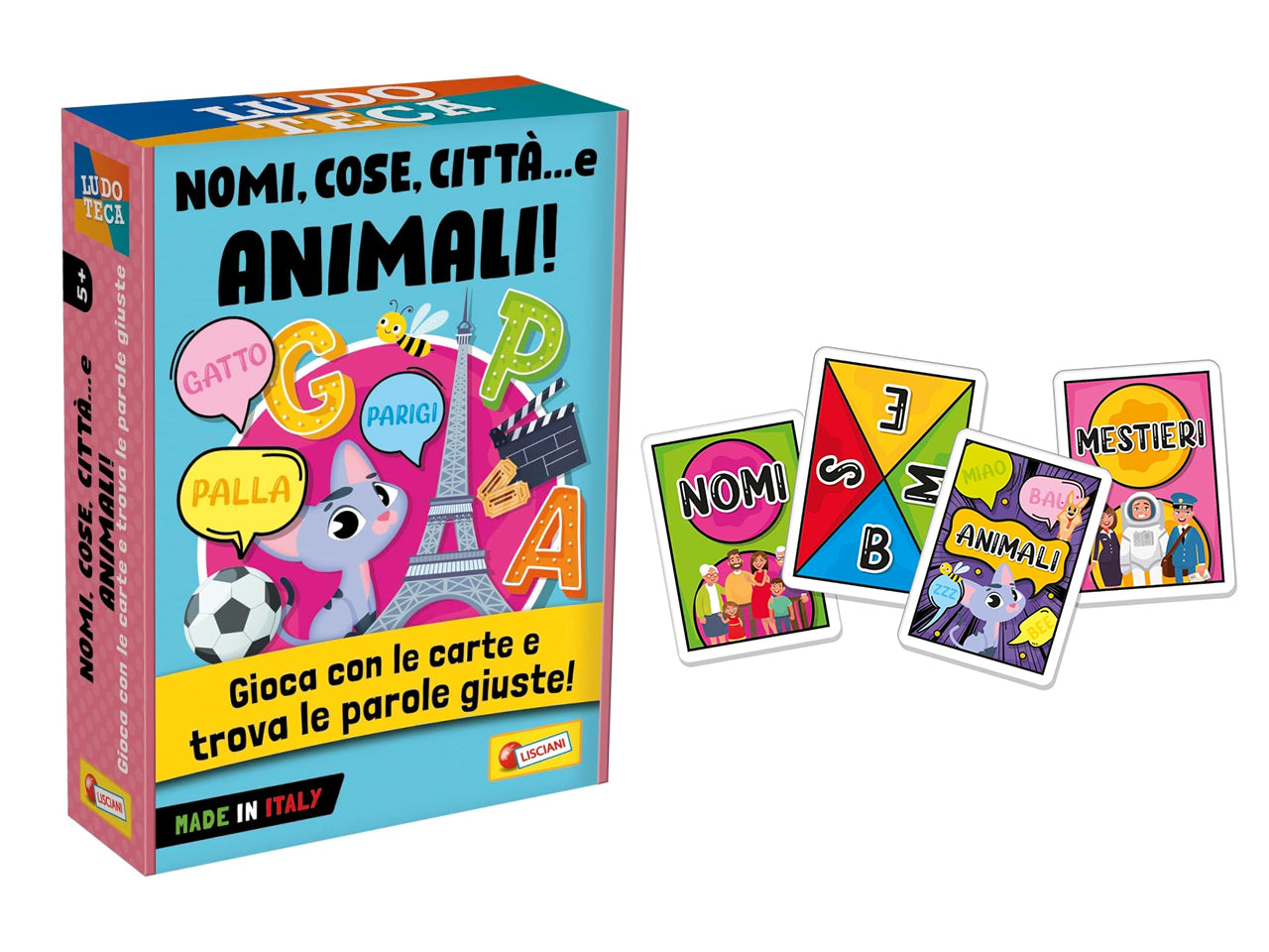 Ludoteca carte dei bambini nomi, cose, citta'... e animali!