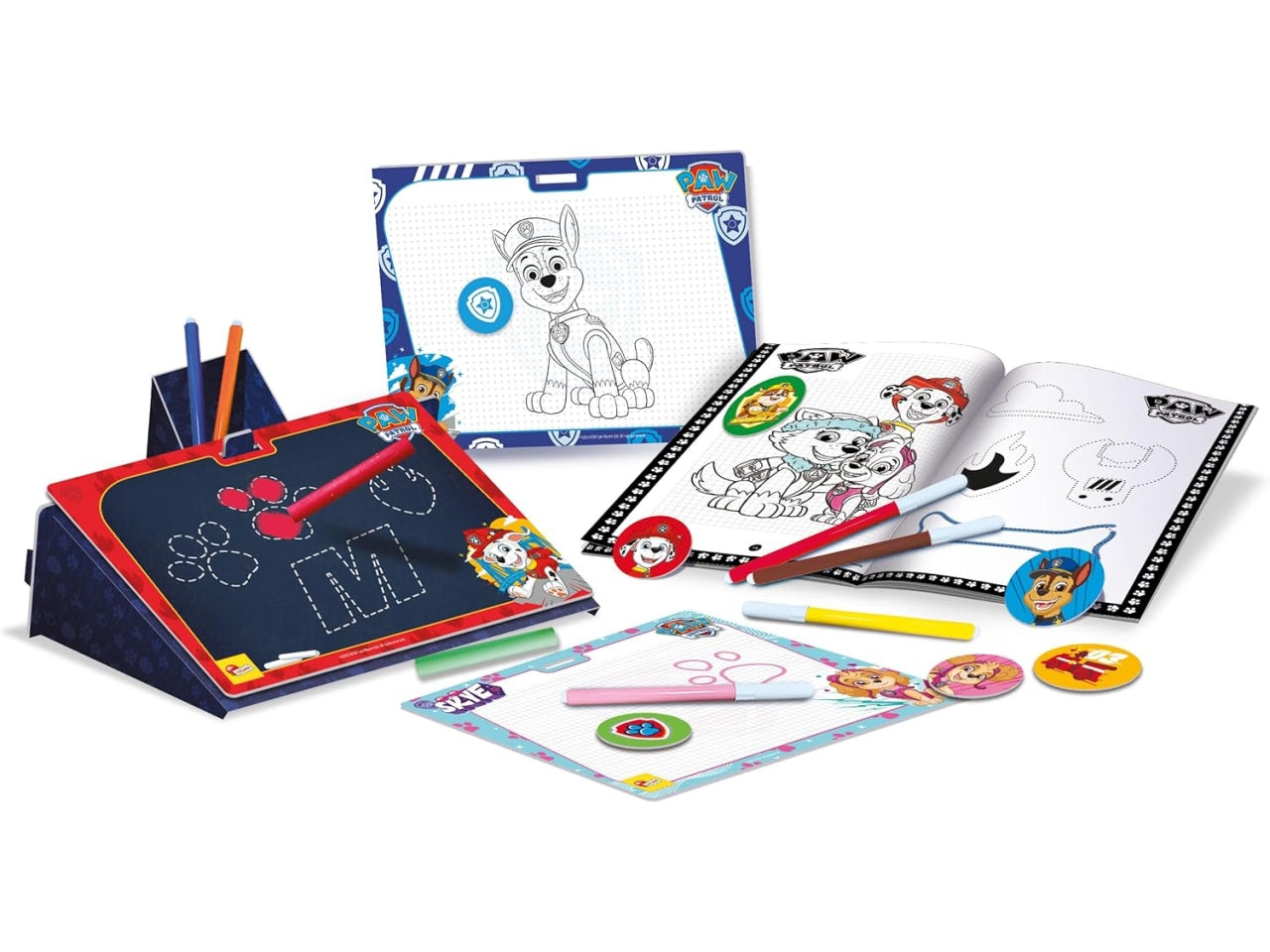 Paw patrol colouring & drawing school in a backpack