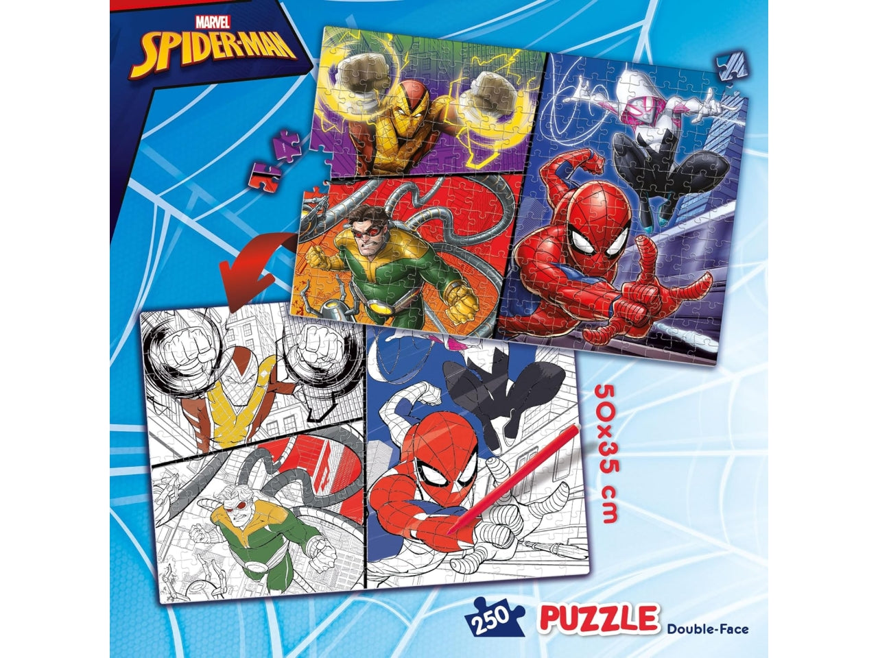 Marvel puzzle df plus 250 spider-man