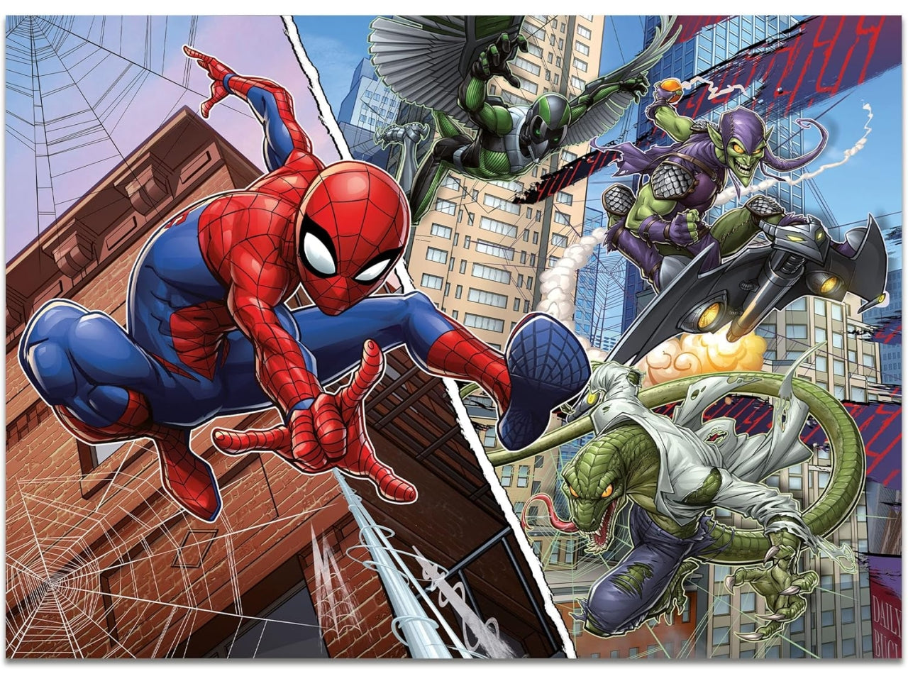 Marvel puzzle maxifloor 4 x 48 spider-man
