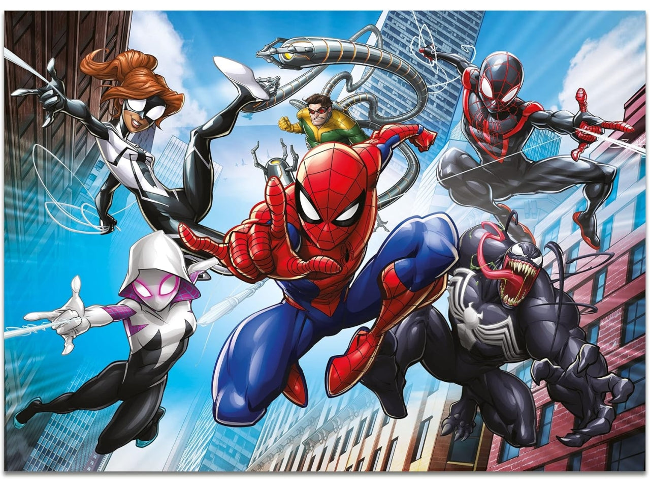 Marvel puzzle maxifloor 4 x 48 spider-man