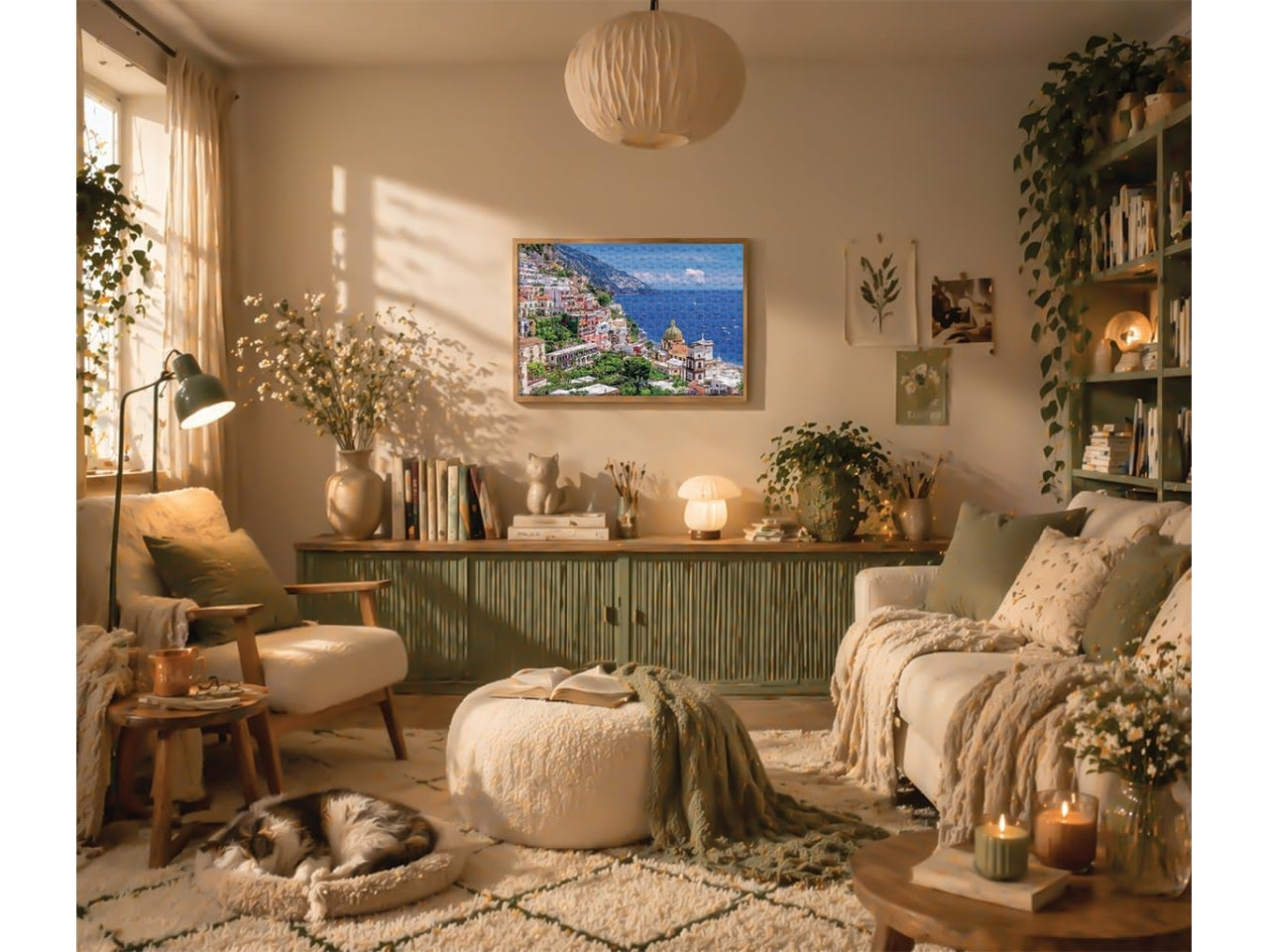 Puzzle + poster amalfi coast 500