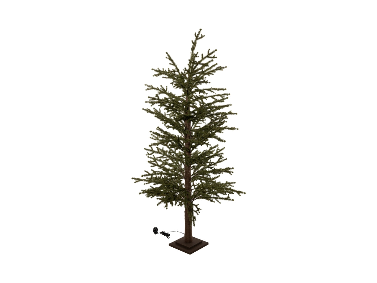 Albero di Natale 160cm in pvc con 850 luci led