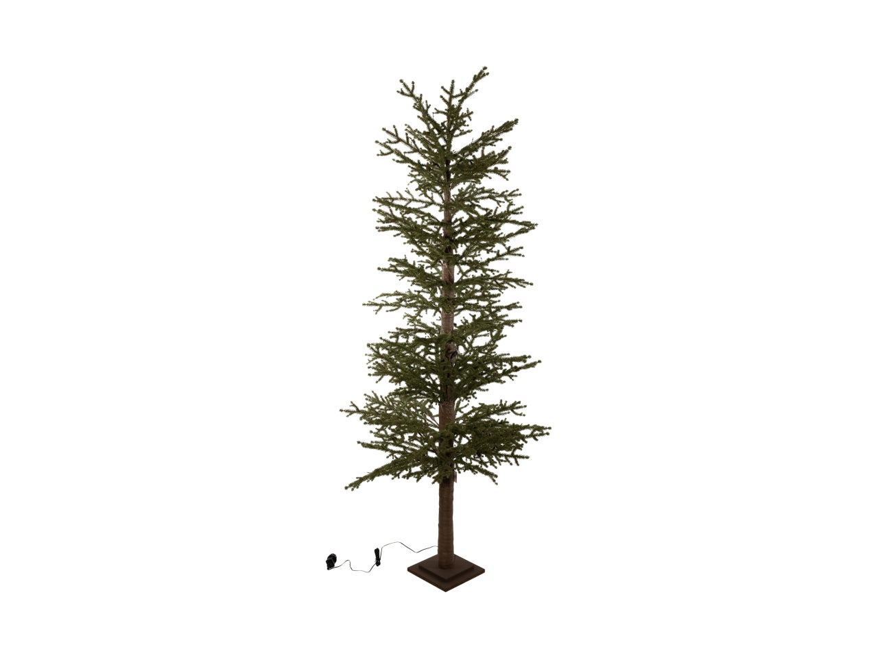 Albero di Natale 210cm in pvc con 1200 luci led