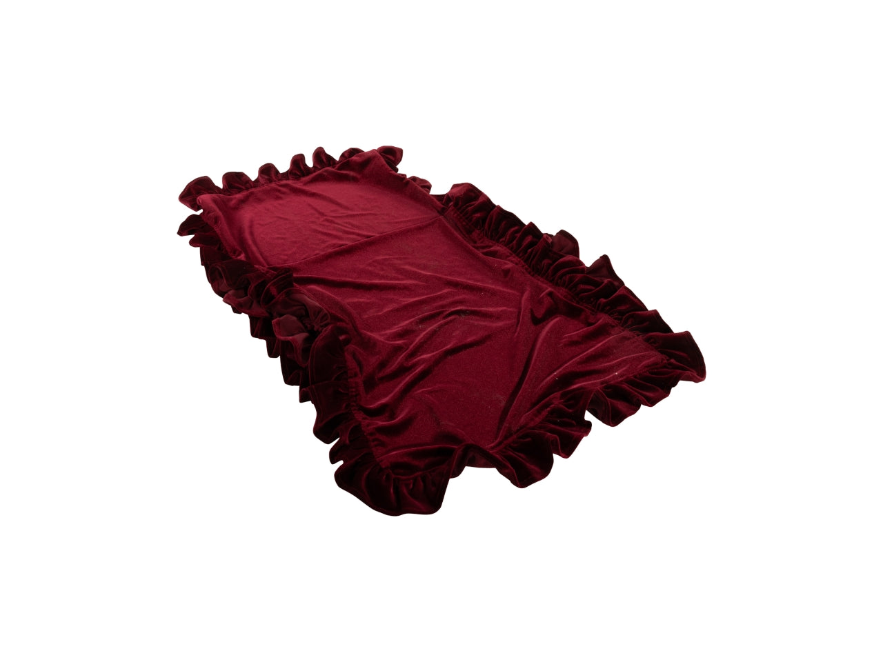 Runner 50x150cm in velluto bordeaux