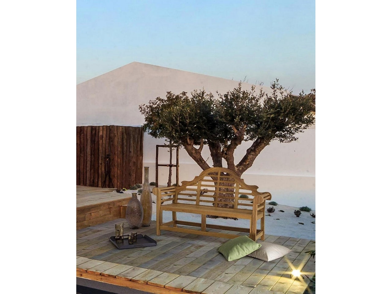 Panca da giardino varadero in teak