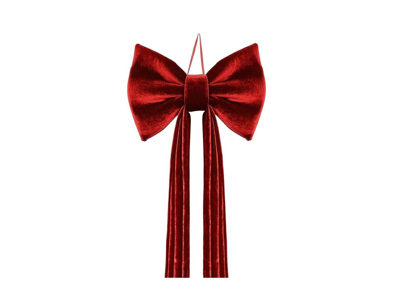 Fiocco maxi in velluto 62x180cm rosso