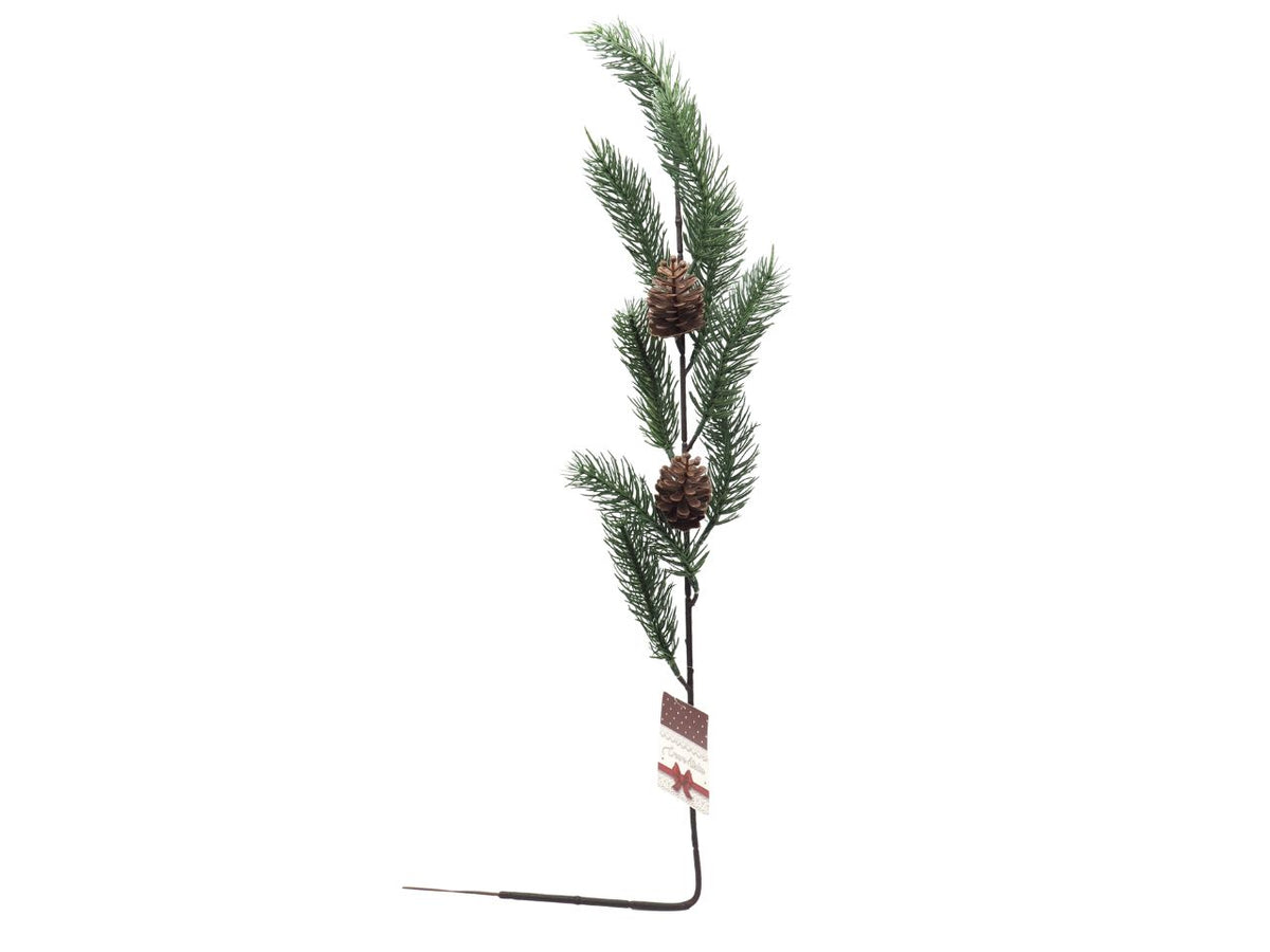 Ramo aghi pino maxi 75cm con pigne