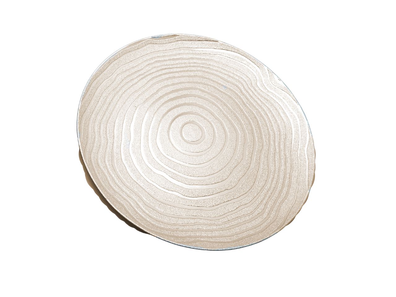 Piatto in plastica 33cm champagne