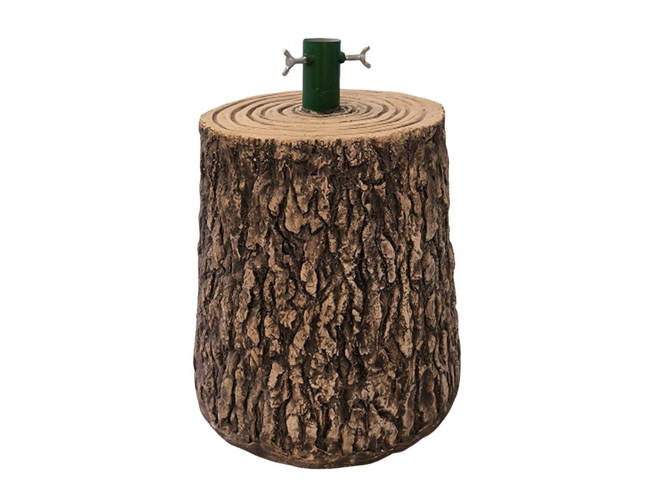 Base albero tronco naturale31xh.36,5cm in magnesio
