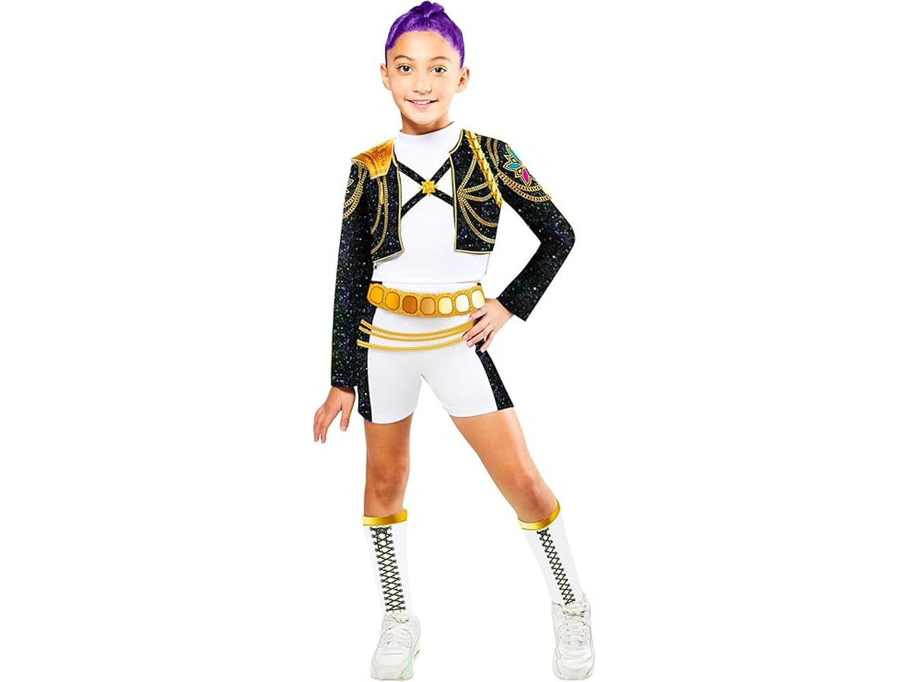 Costume Kpop Rumi golden, taglia S 7-8 anni