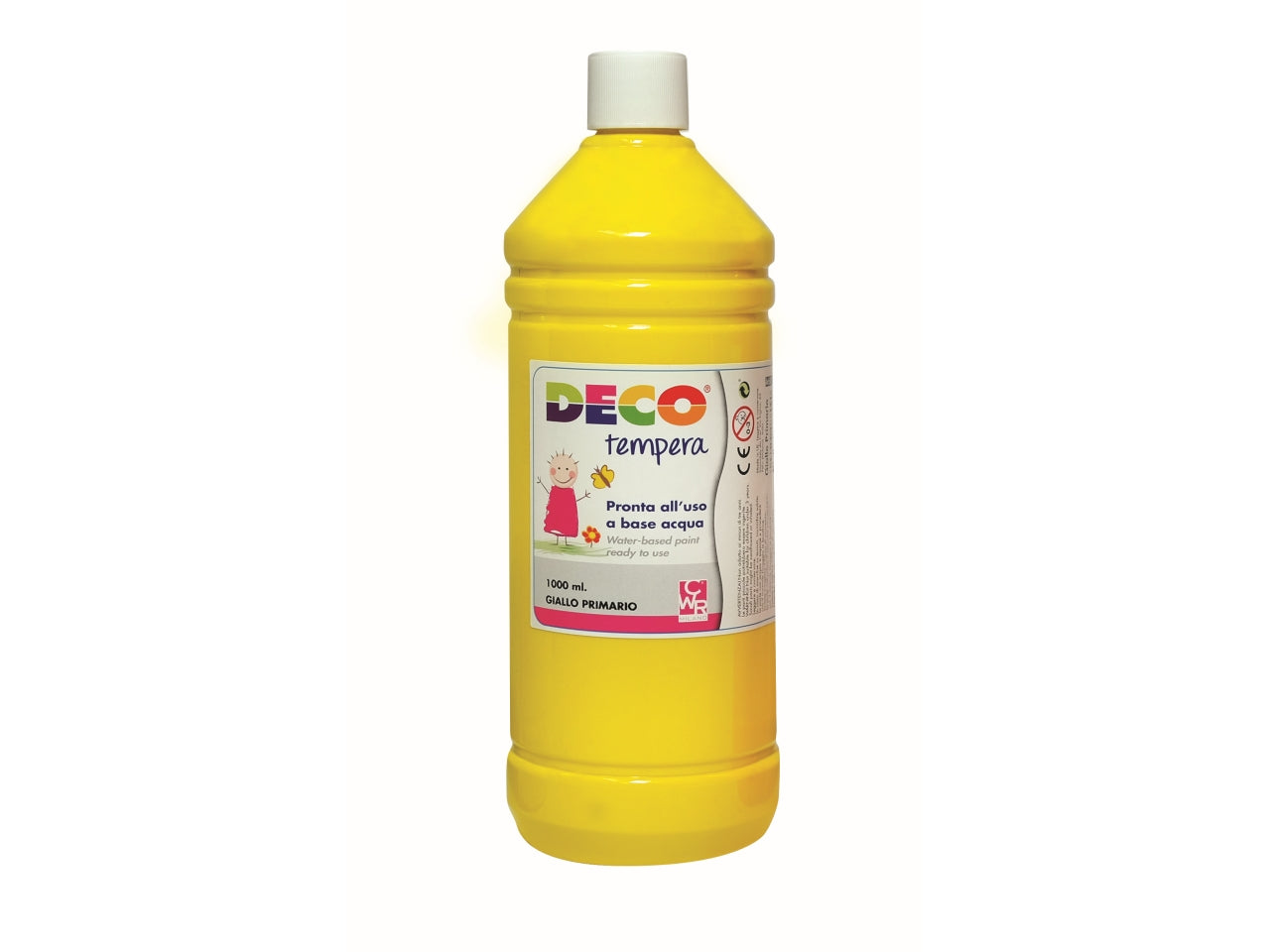 Flacone tempera 1000ml giallo primario