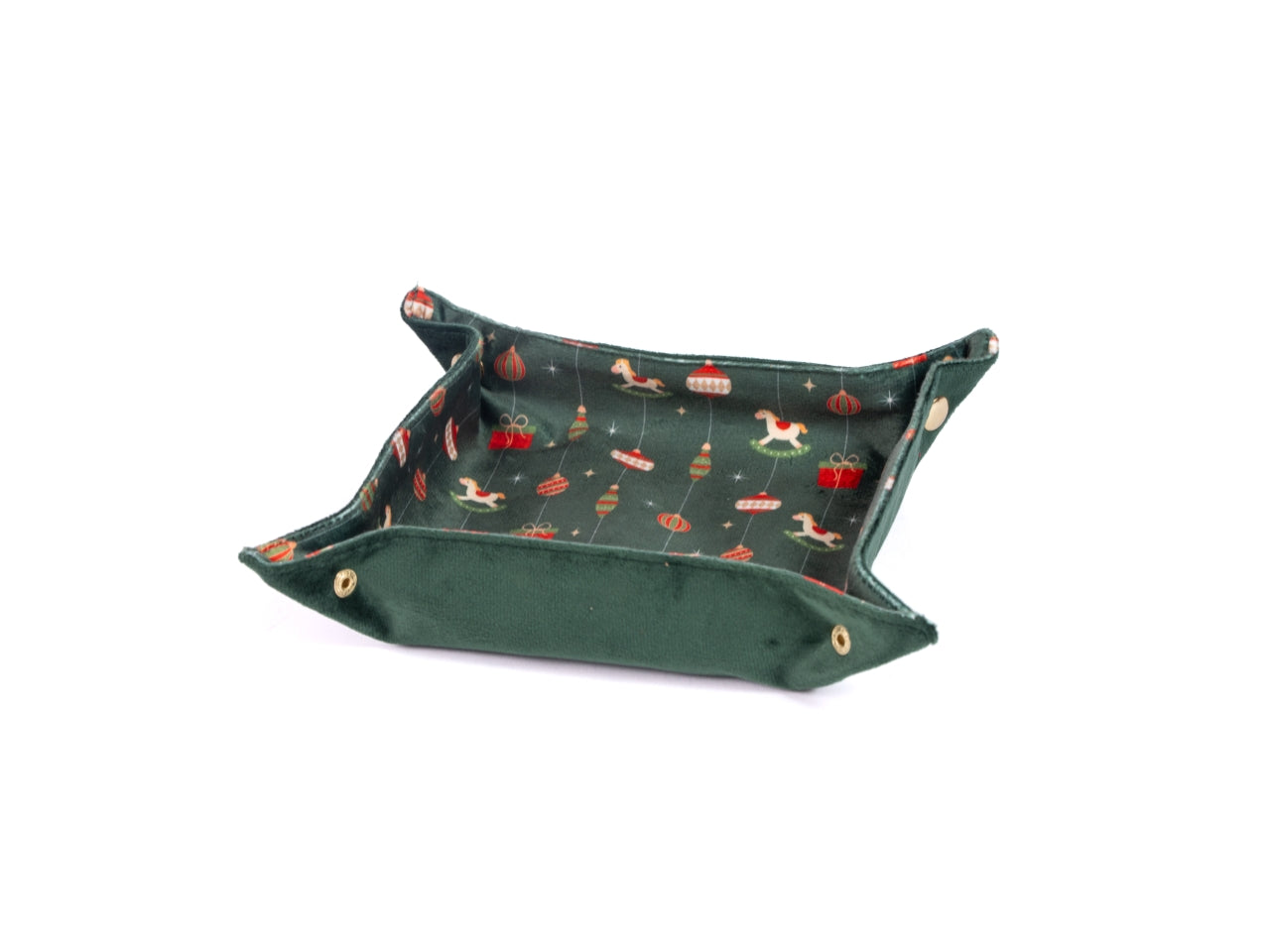 Svuota tasche 25x25cm carosello verde