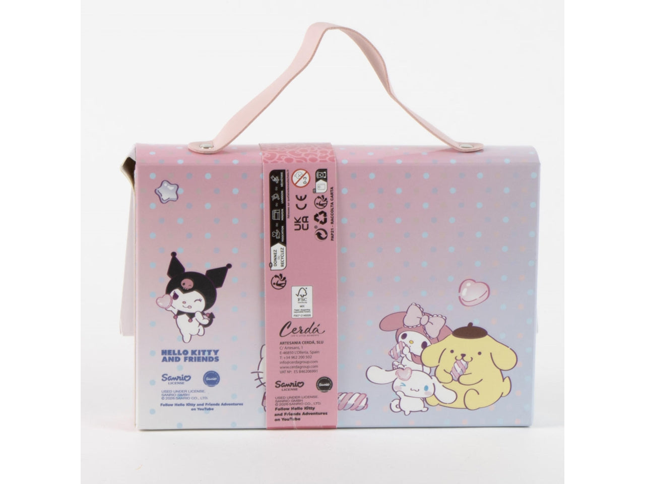 Borsa di Hello Kitty con set da colorare