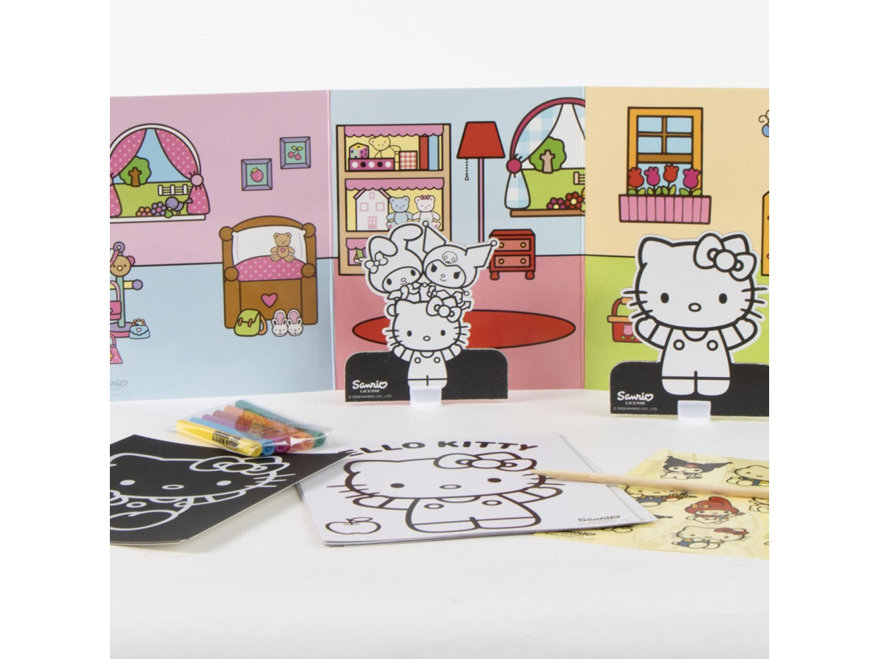 Borsa di Hello Kitty con set da colorare