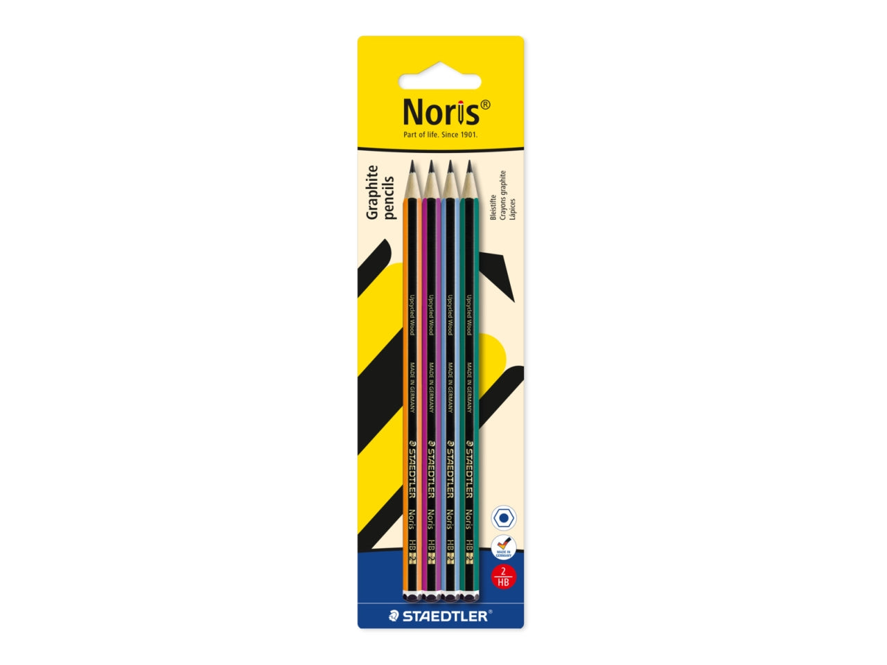 Matita grafite noris hb - confezione da 4 matite