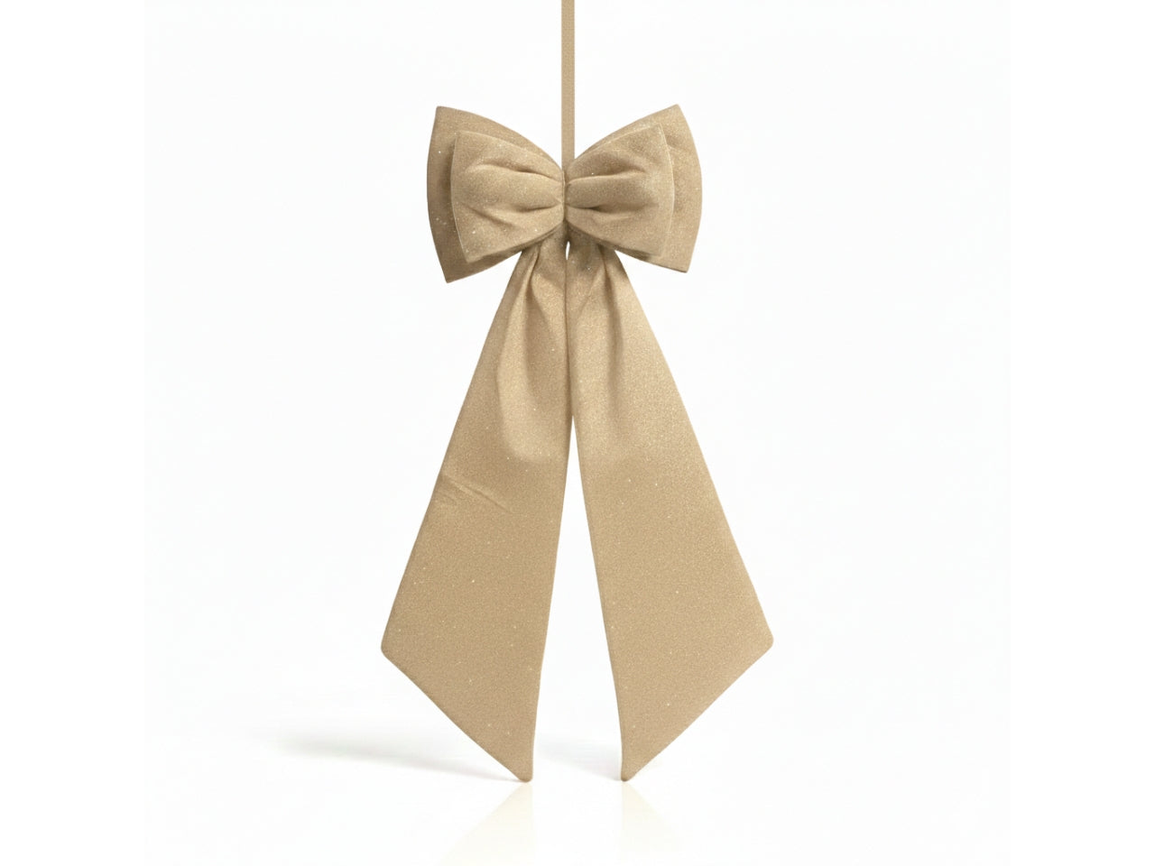 Fiocco maxi in velluto 50x160cm crema, linea diamond