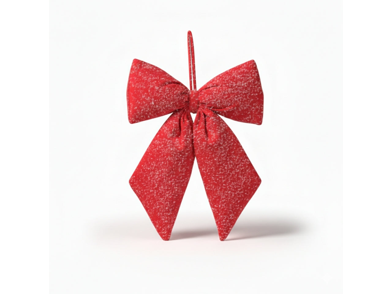 Fiocco in velluto 27x34cm rosso, linea diamond