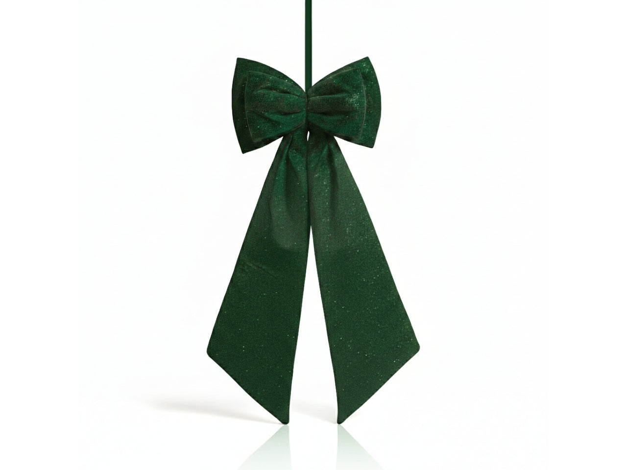 Fiocco maxi in velluto 50x160cm verde, linea diamond