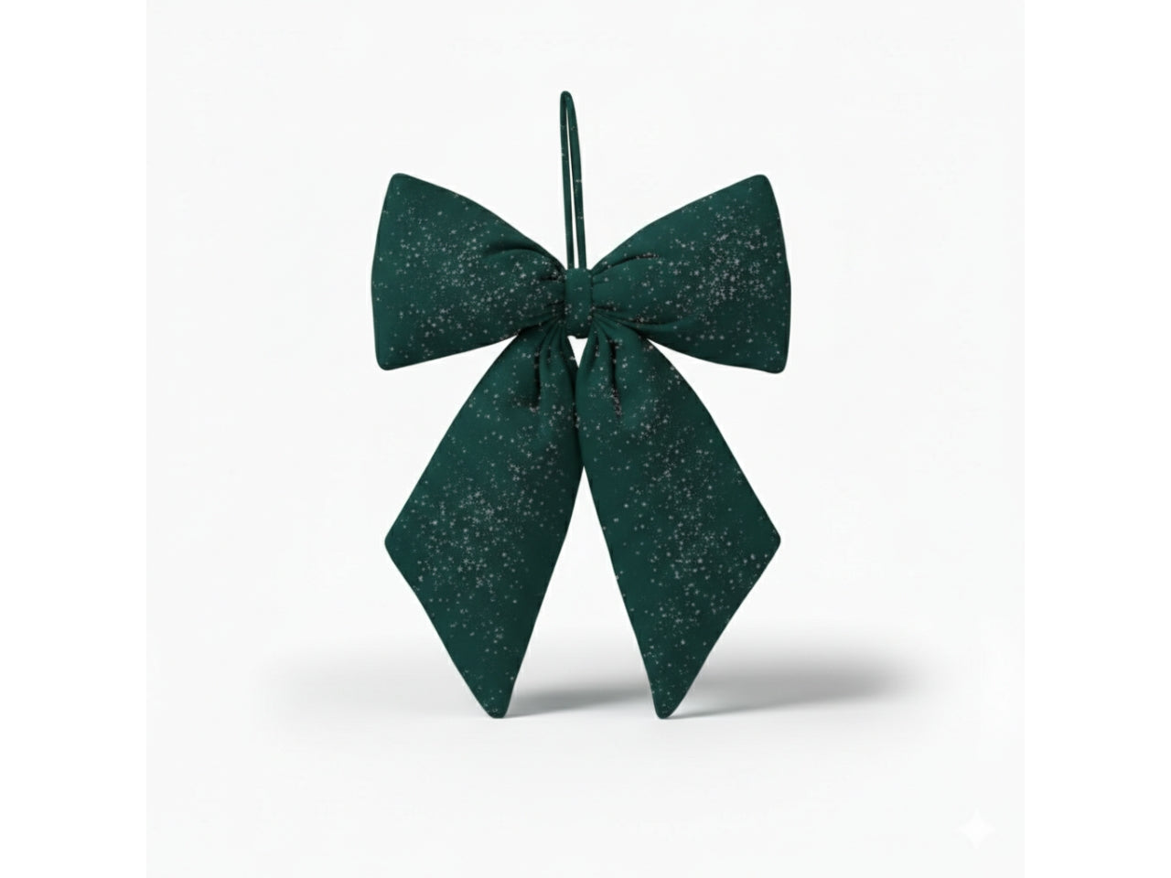 Fiocco maxi in velluto 52x79cm verde, linea diamond