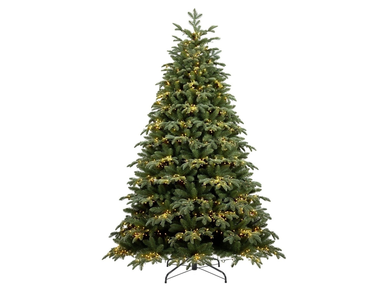 Albero Venicelux 240cm con 149led, 2870rami pe+pvc