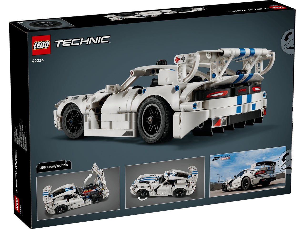 Lego auto sportiva dodge viper gts-r