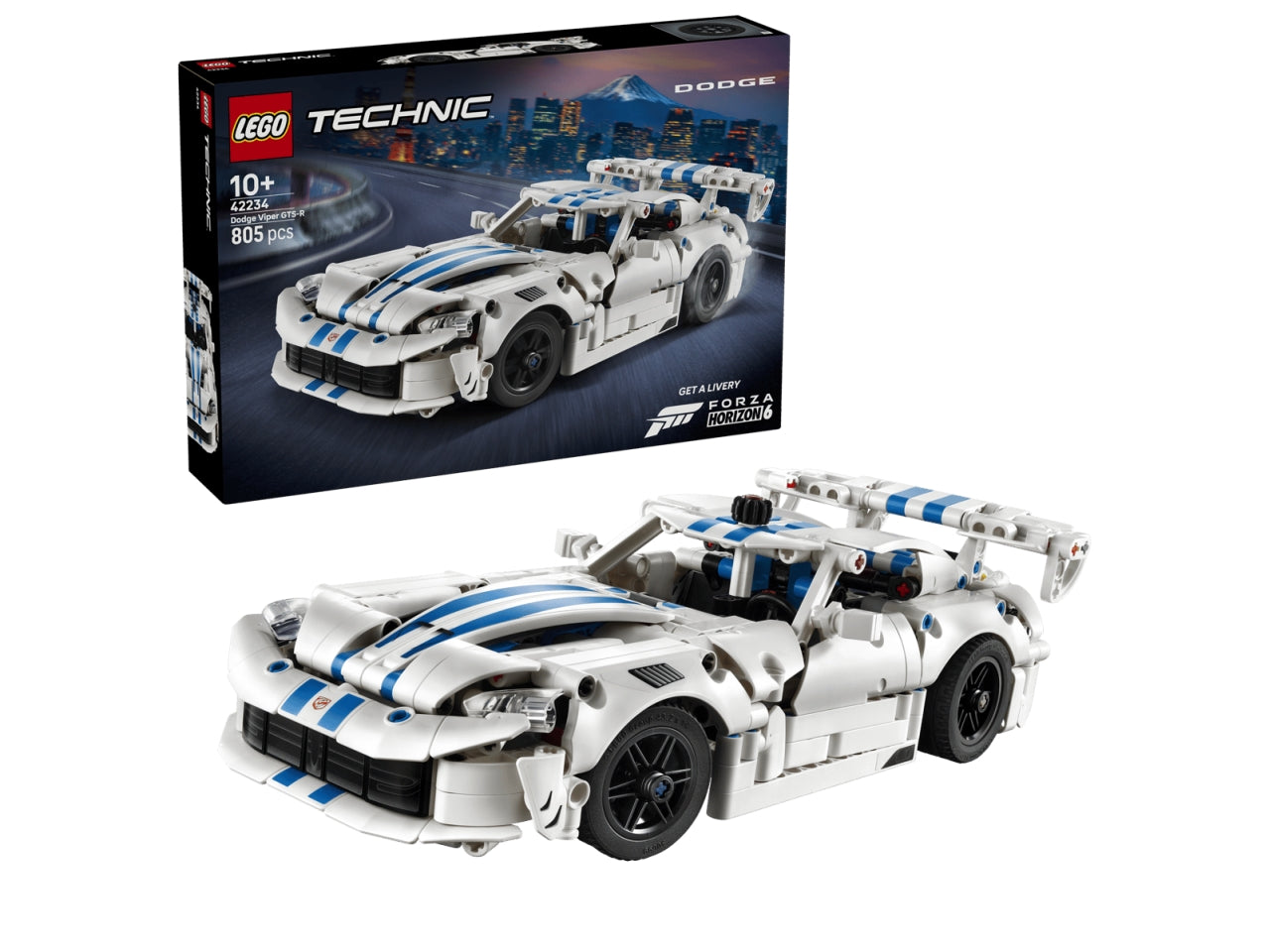 Lego auto sportiva dodge viper gts-r