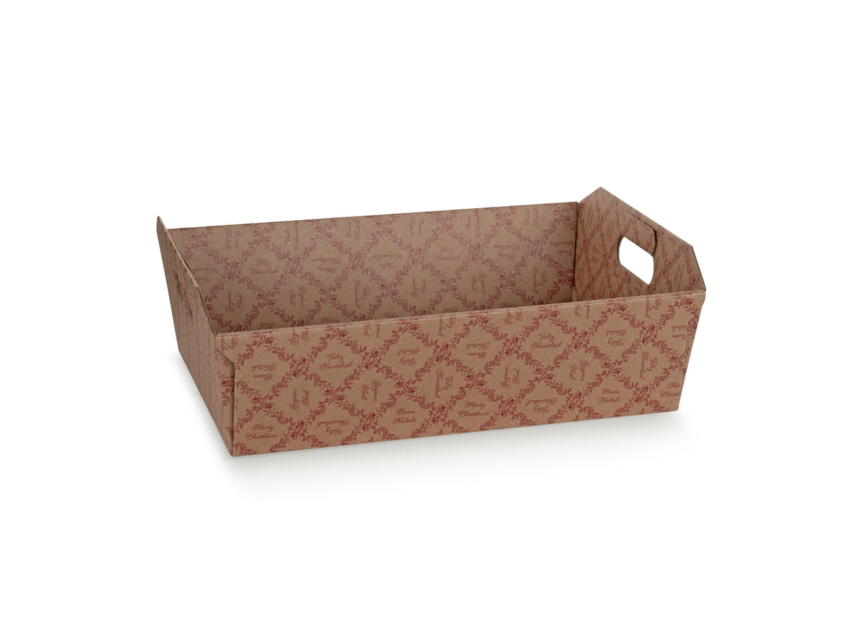 Cesto in cartone linea royal garden, 35x26x7cm