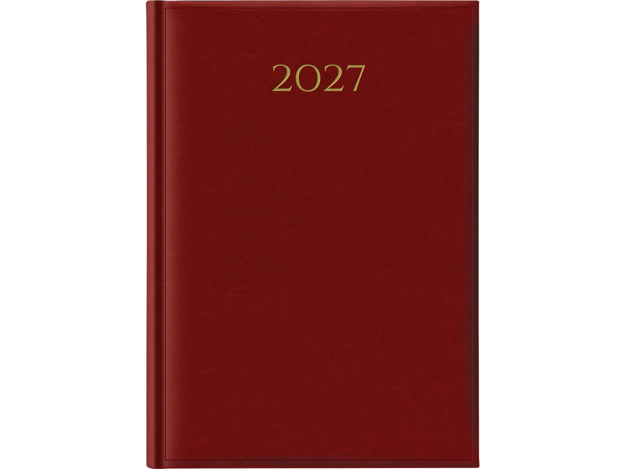 Agenda 2027 Madrid 21x29,7cm giornaliera rosso inglese