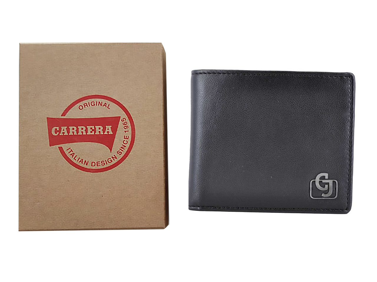 Carrera joe collection trifold con porta documenti nero