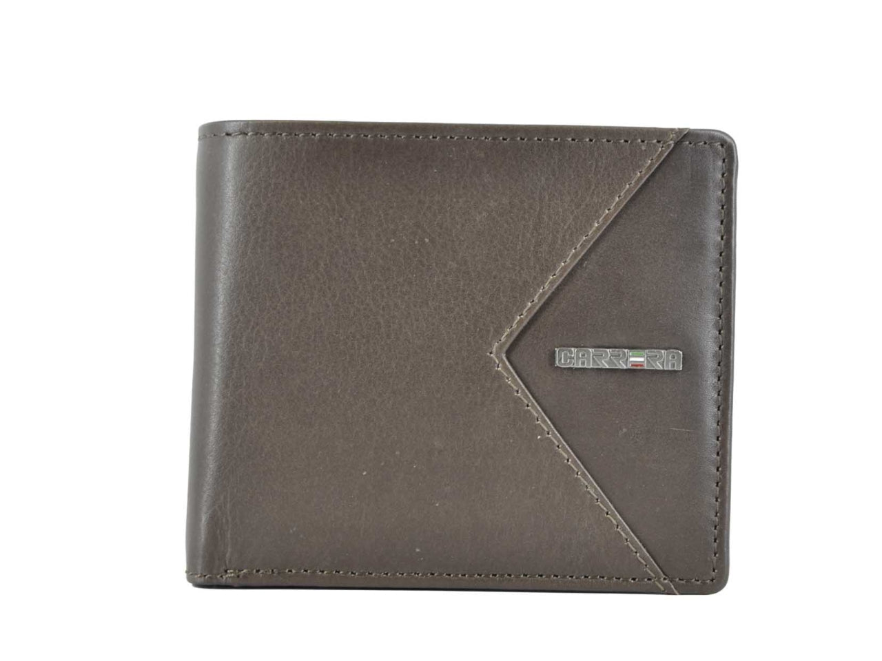 Carrera viggo collection trifold con porta documenti marrone scuro