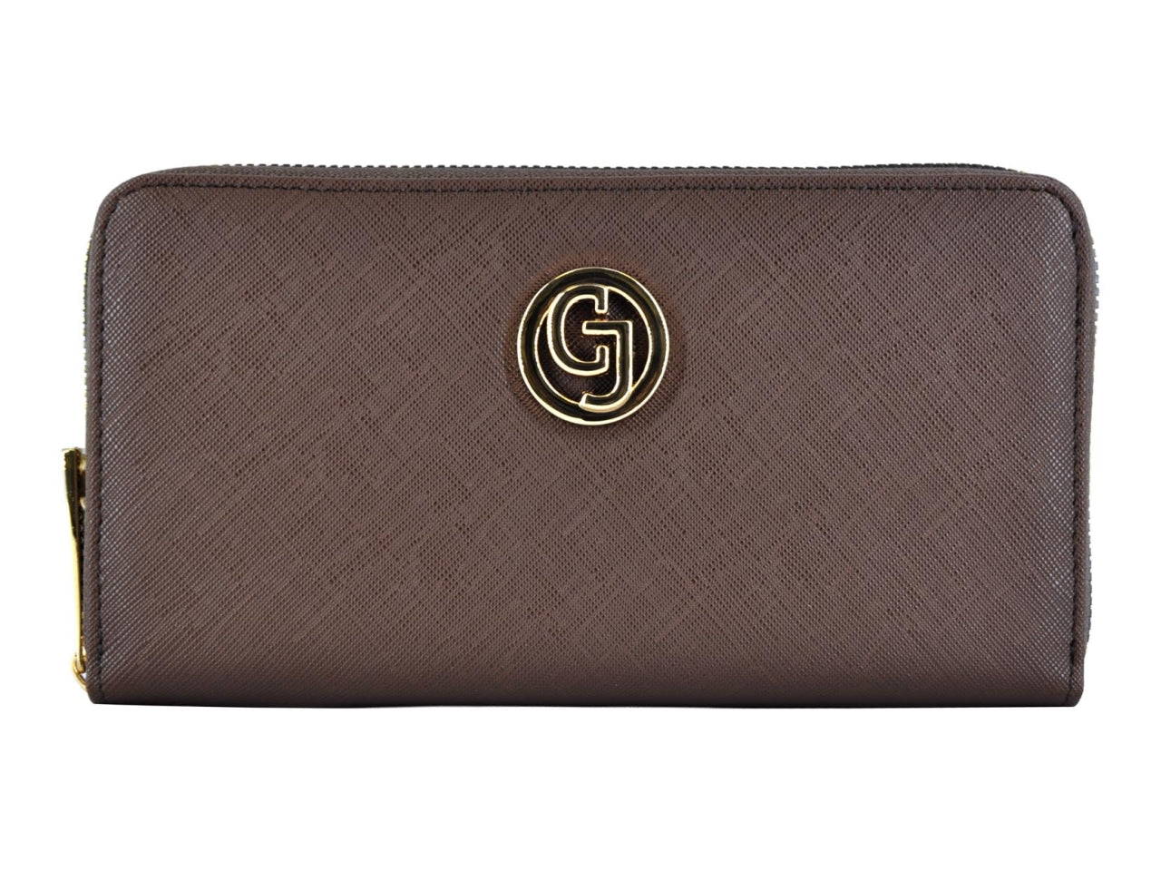 Carrera claire collection zip around marone scuro