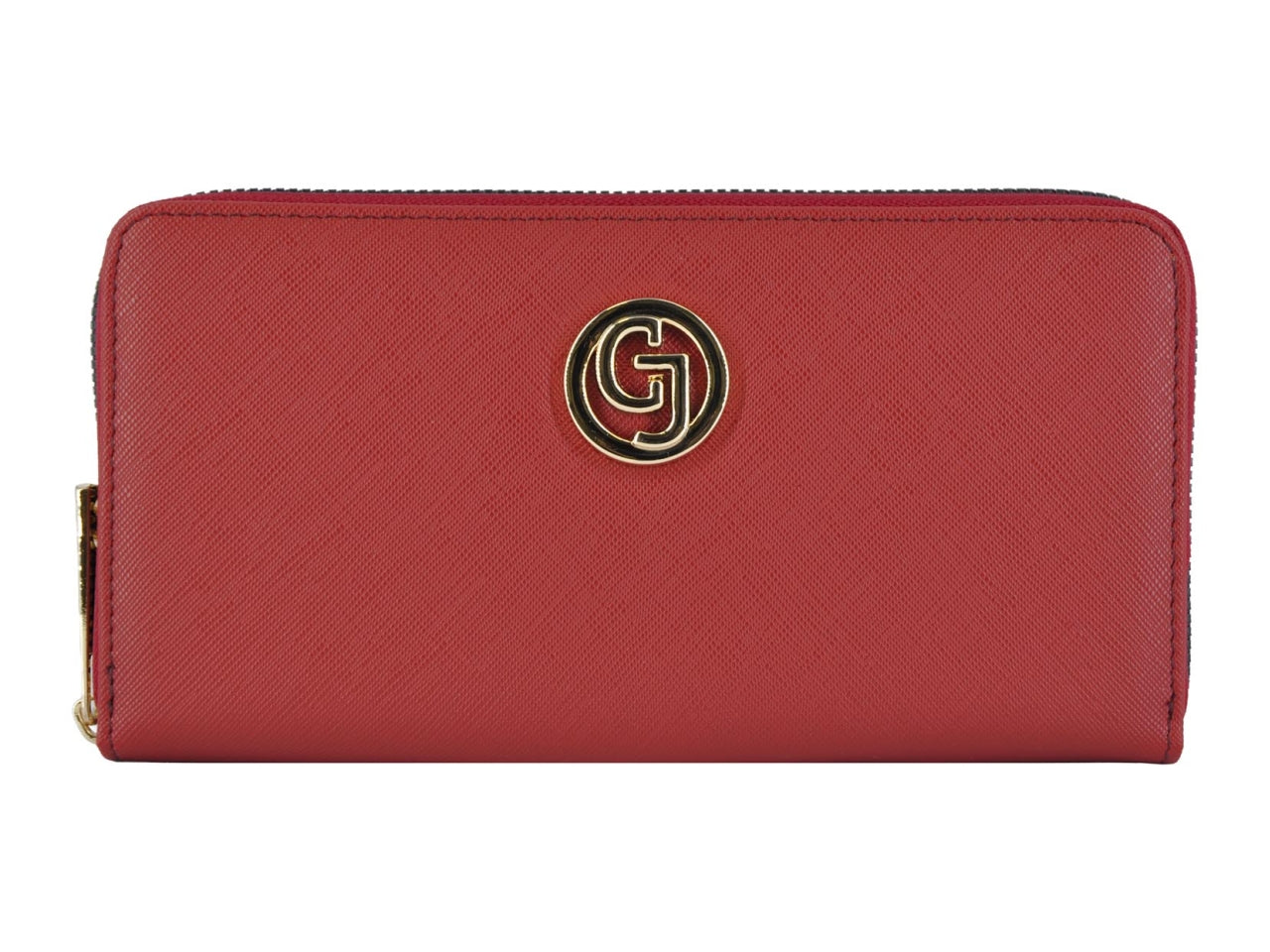 Carrera claire collection zip around rosso scuro