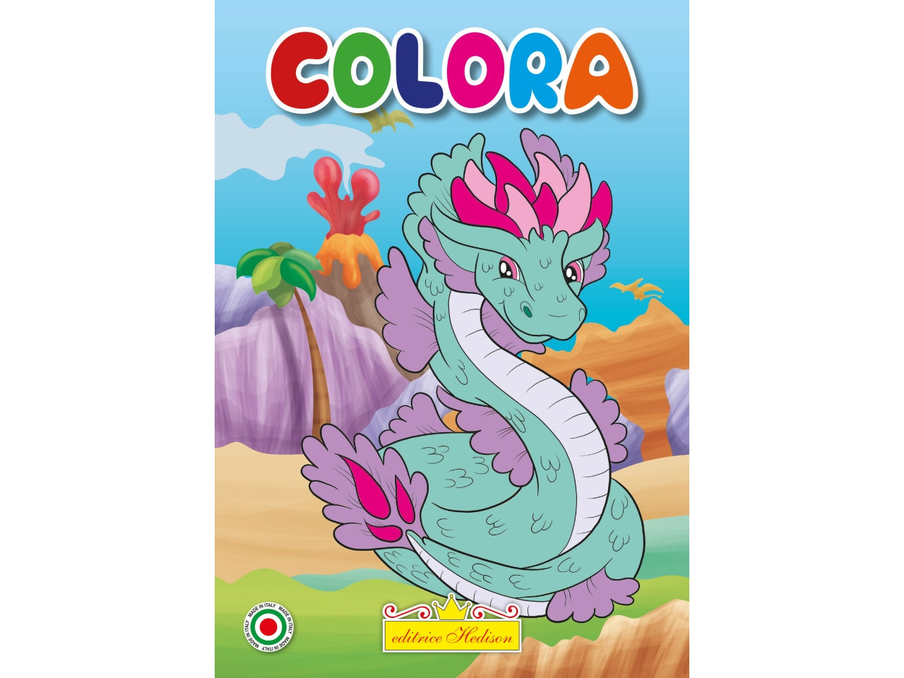 Libro minicoloretti drago