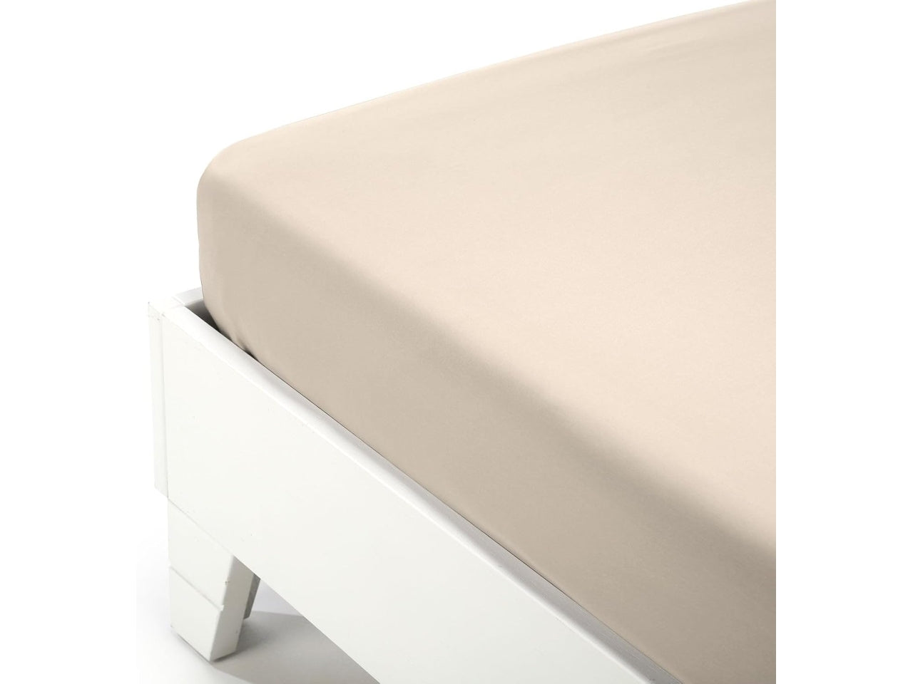 Lenzuolo color inferiore set da 2 pz avorio