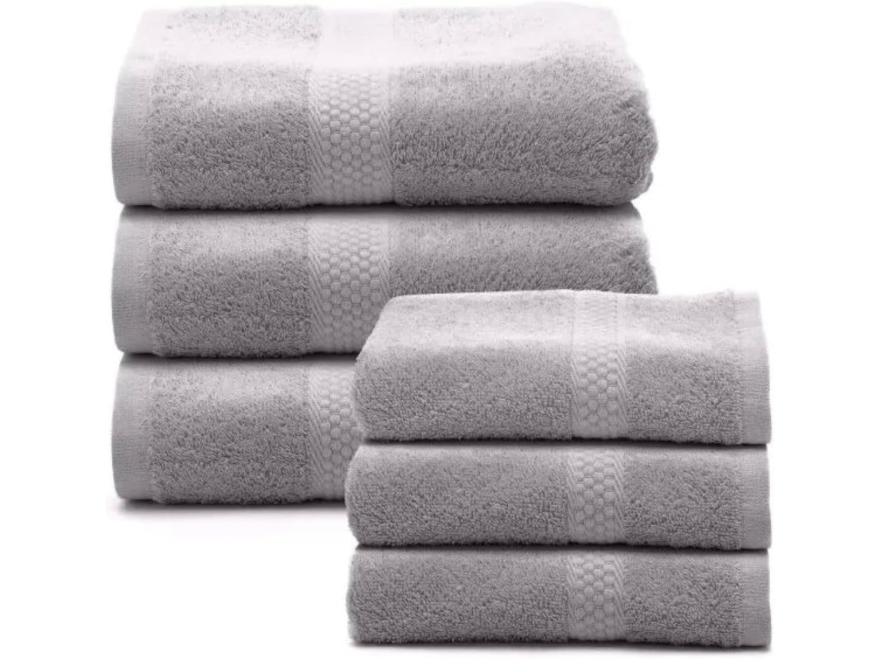 Asciugamani coppia 1+1 spugna perla set da 3 coppie