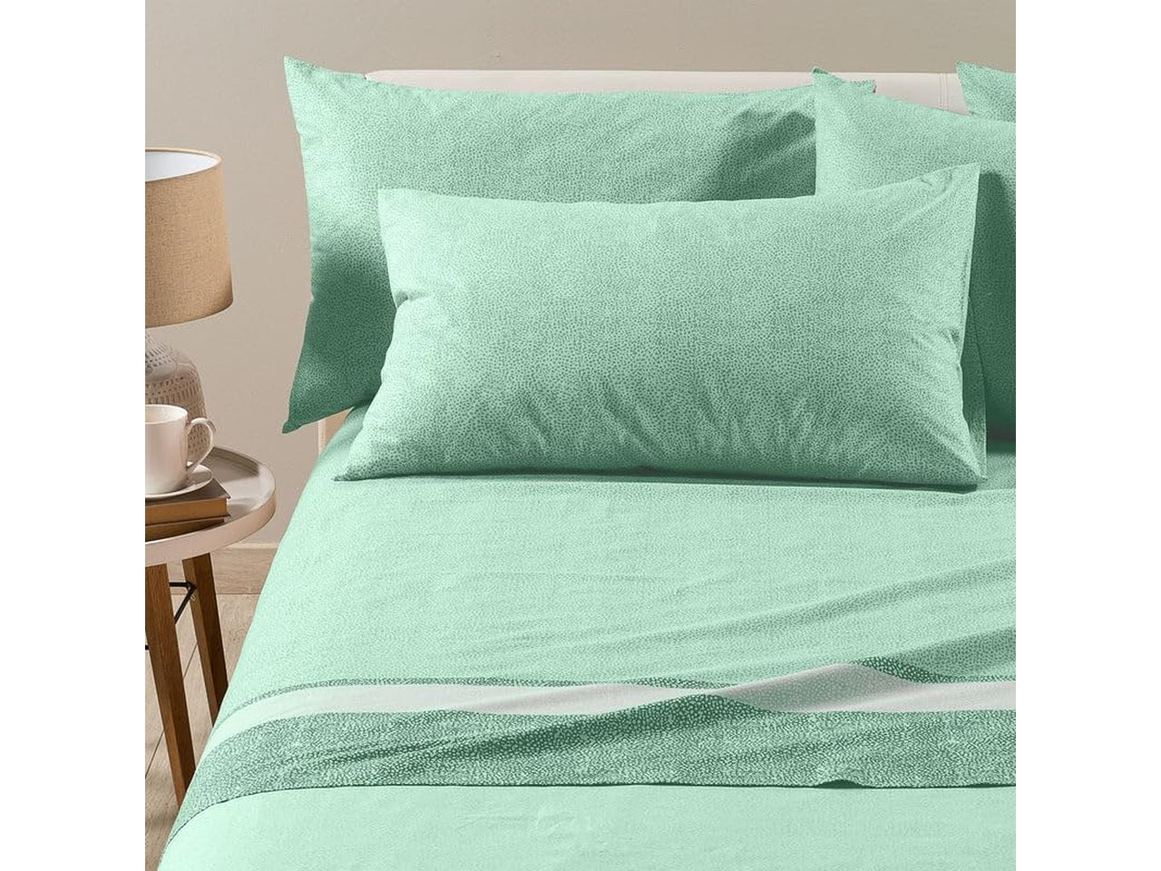 Caleffi lenzuolo nevada2 1,5 piazze green