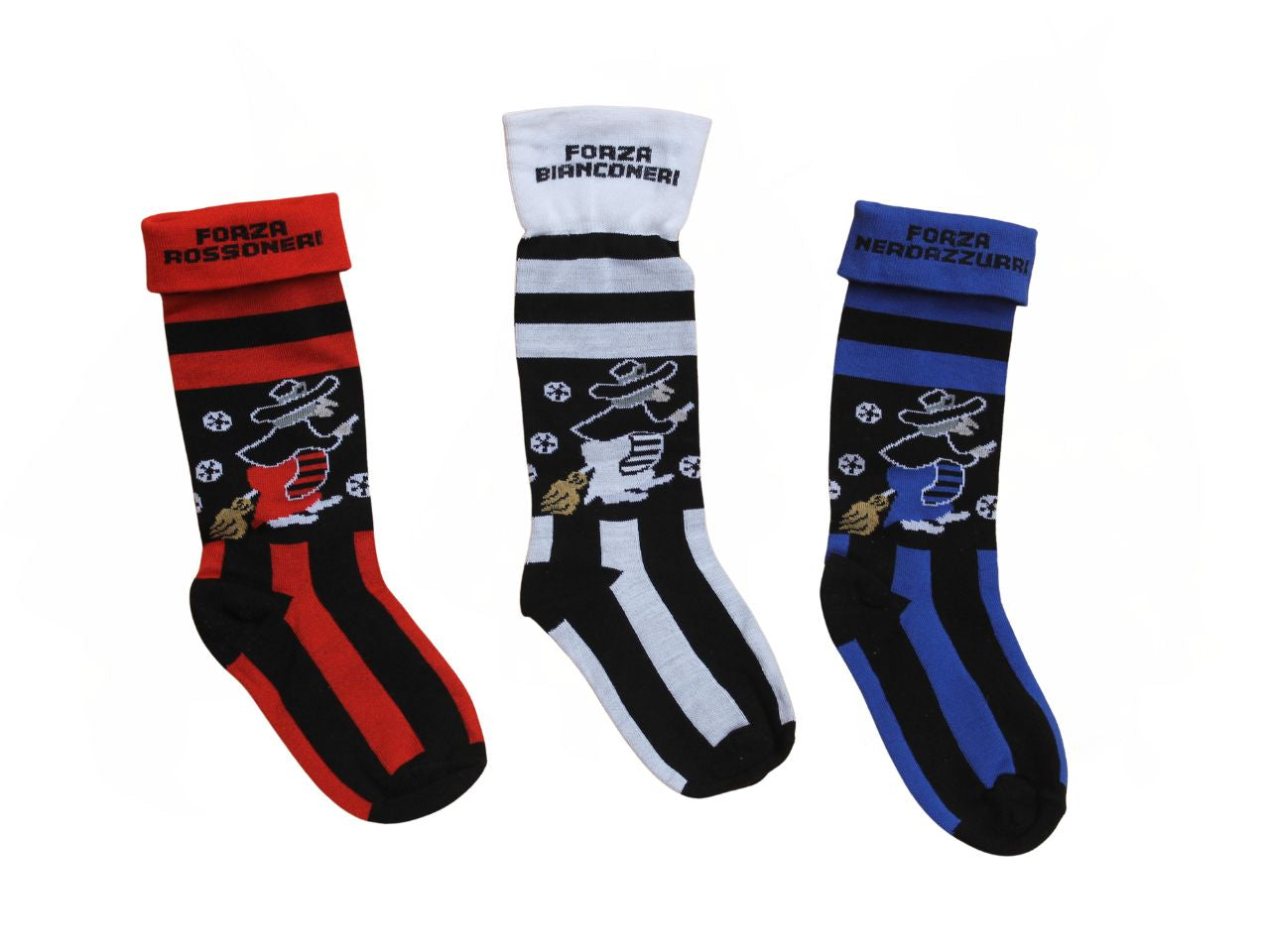 Calza lana sport, squadre assortite