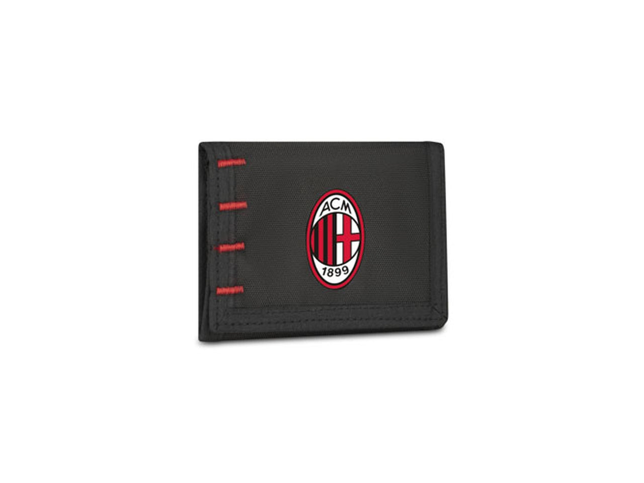 Portafoglio con velcro Milan rossoneri connection